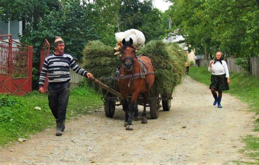 Local transport in rural Romania