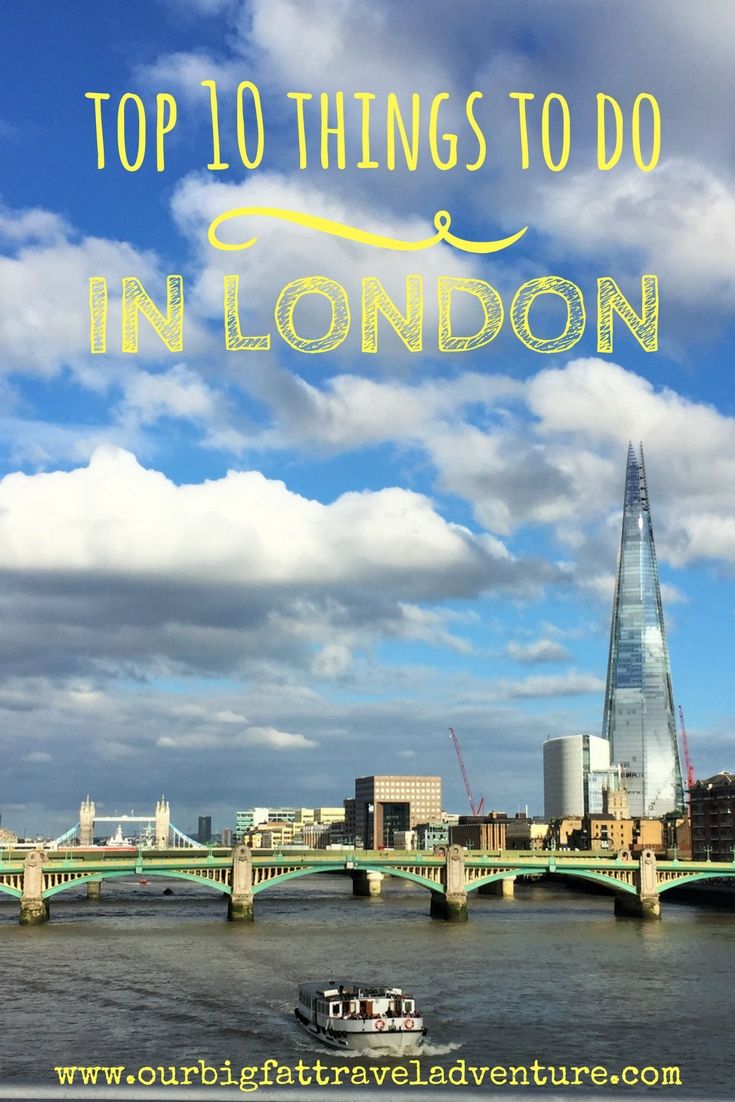 From seeing a West End show to visiting the Tower of London and cruising down the Thames, here are my top 10 things to do whilst visiting London.