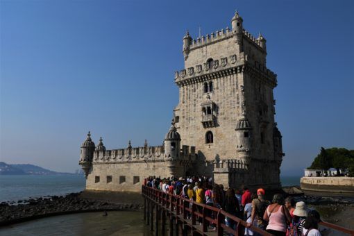 The Torre de Belem, near Lisbon