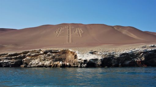 The Candelabra, pre-Inca carving in Paracas National Reserve