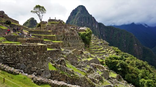 The east side of Machu Picchu, Peru