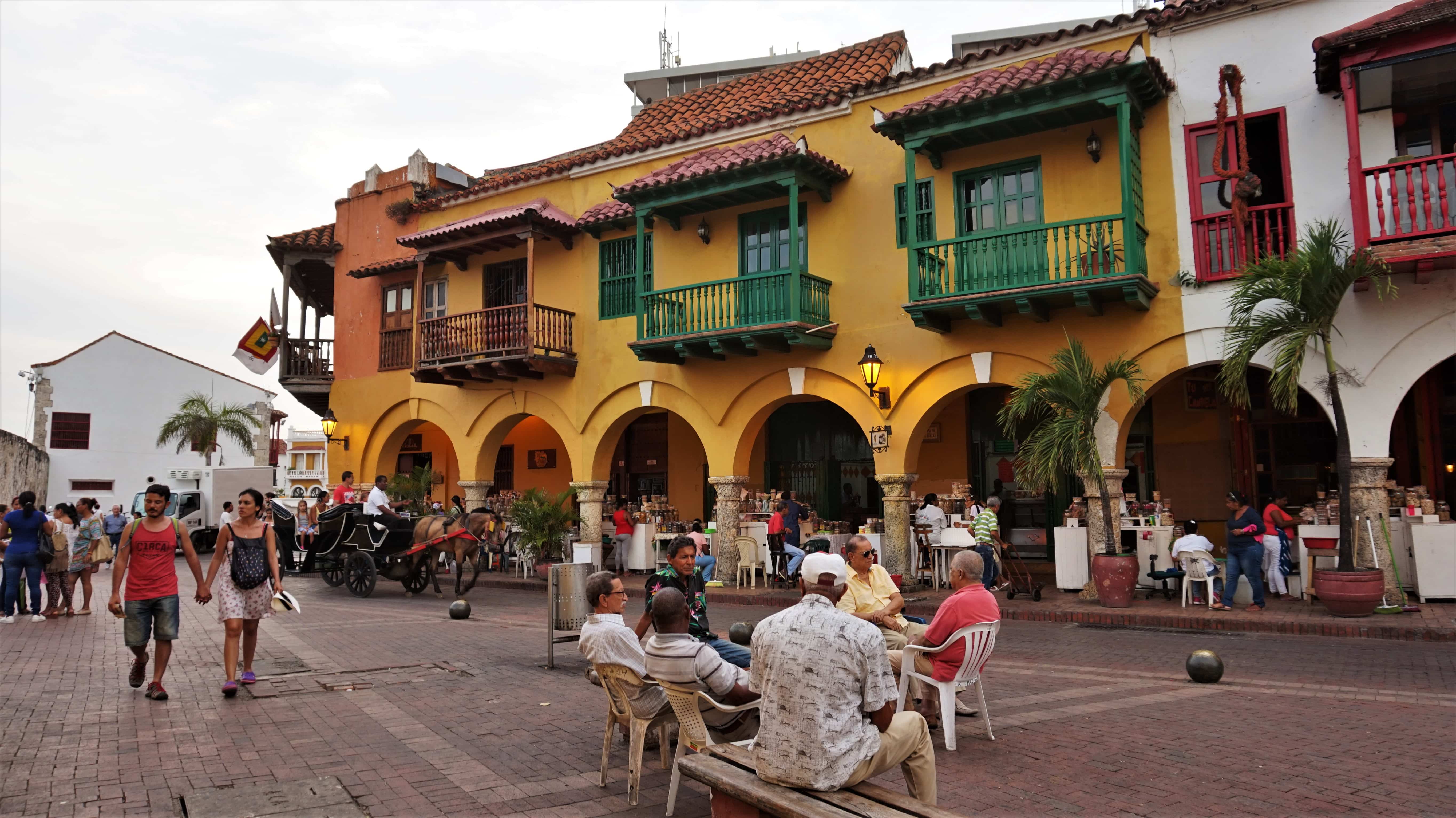 Street life in Cartagena, Colombia
