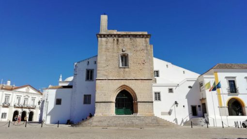 The main cathedral in Faro, Algarve, Portugal