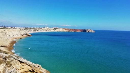 Rugged coastline in the western Algarve, Portugal