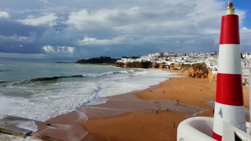 View of Albufeira from the clifftop