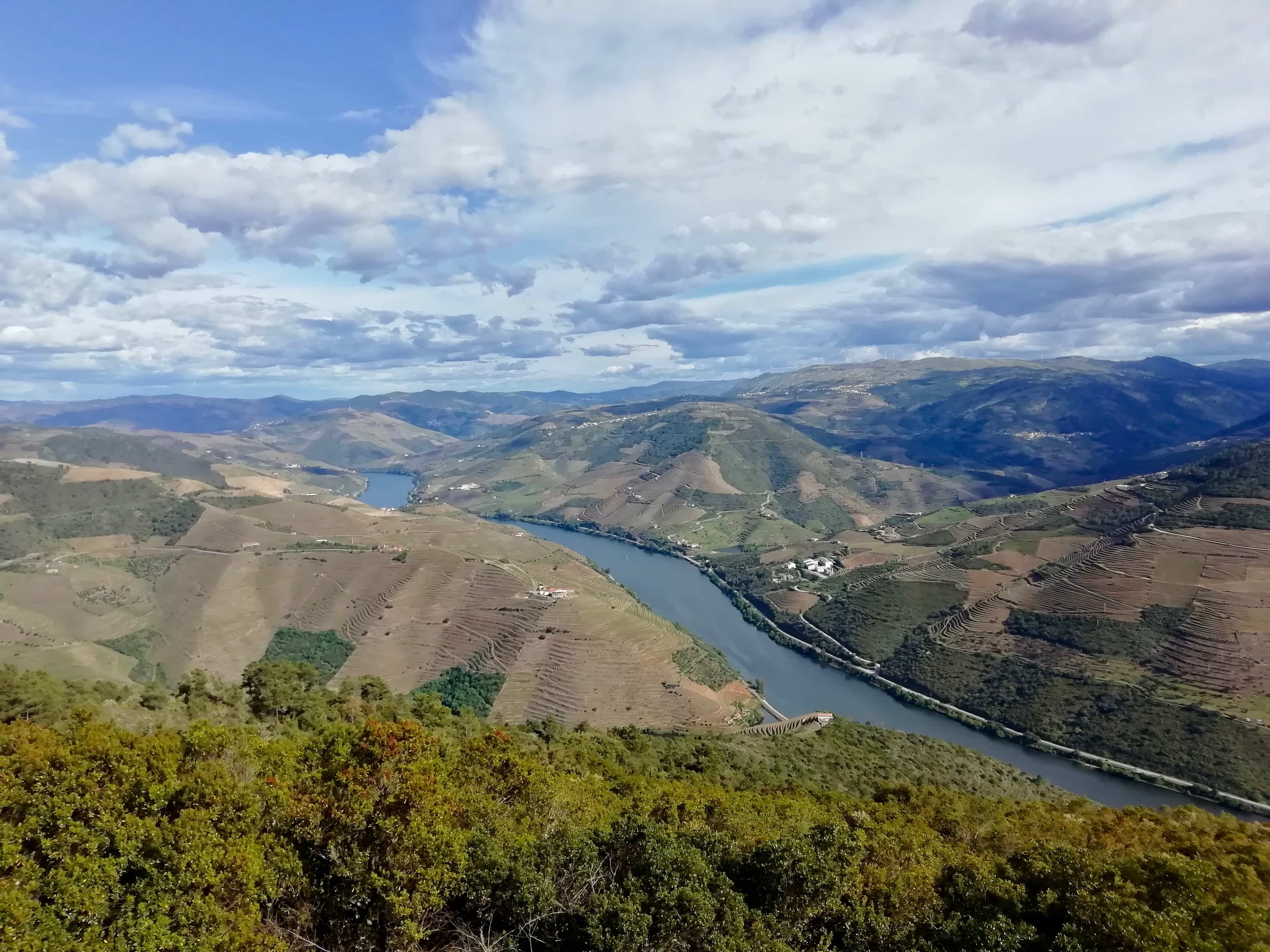 View of the Douro Valley from Miradouro de Sao Leonardo viewpoint
