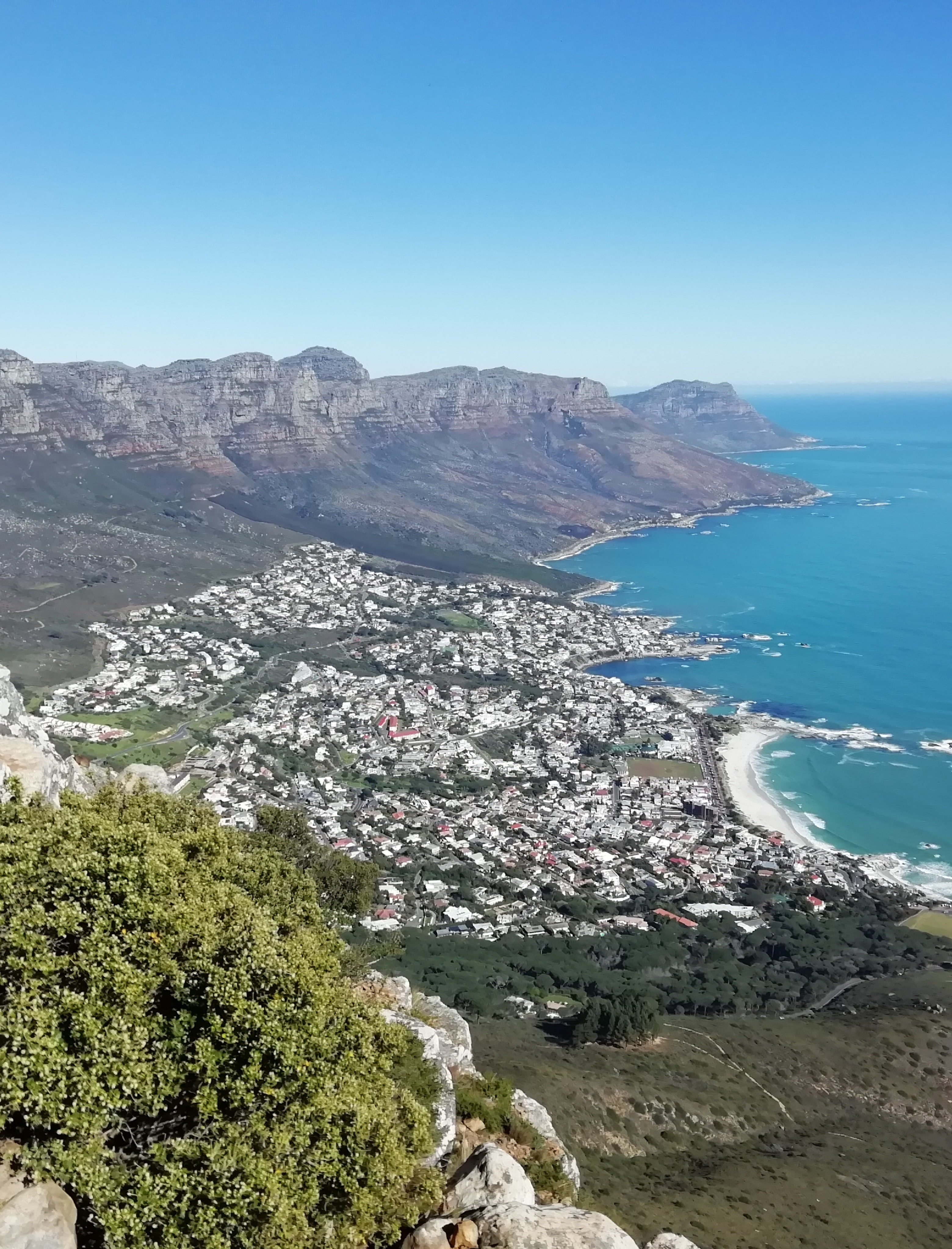 View over Camps Bay from Lion's Head, Cape Town, South Africa