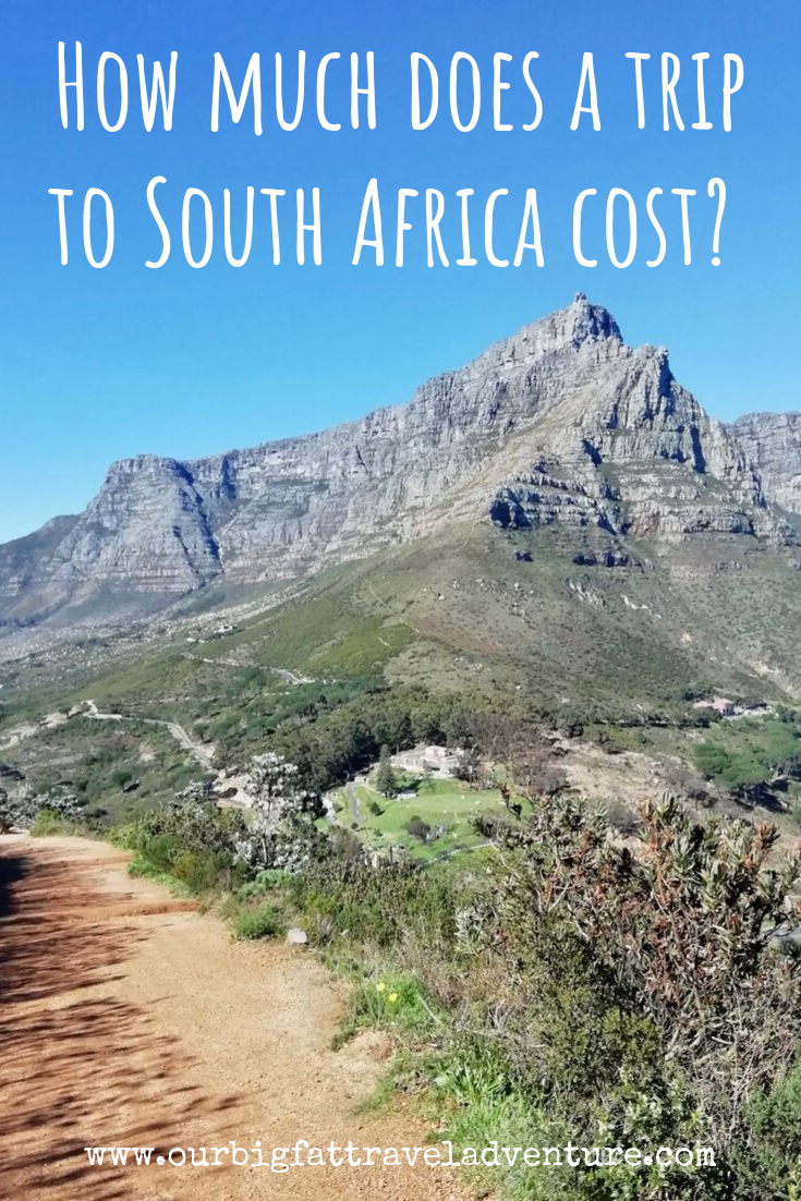 How much does a trip to South Africa cost? Pinterest pin