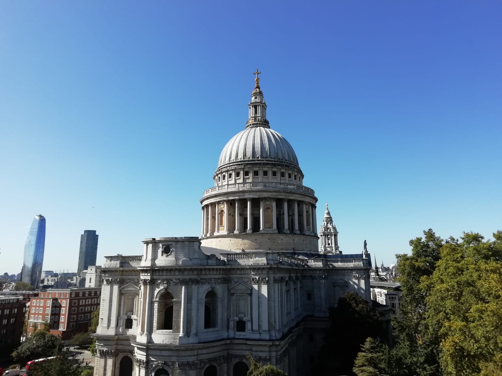 St Paul's Cathedral from One New Change Shopping Centre, London