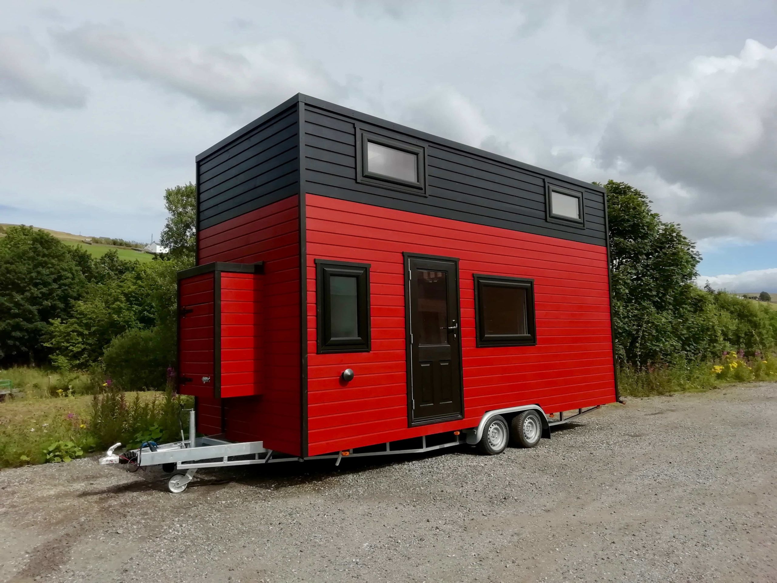 Tiny Eco House being built in Yorkshire