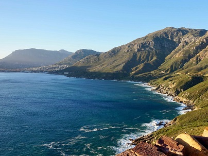 Chapman's Peak Drive with the South Africa Coastline below