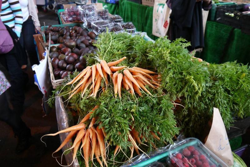 Borough market vegetables