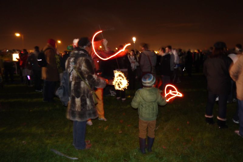 Sparklers at Blackheath Fireworks Display, Greenwich