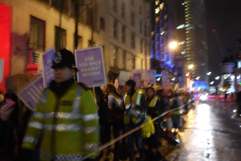 Marching at Reclaim the Night