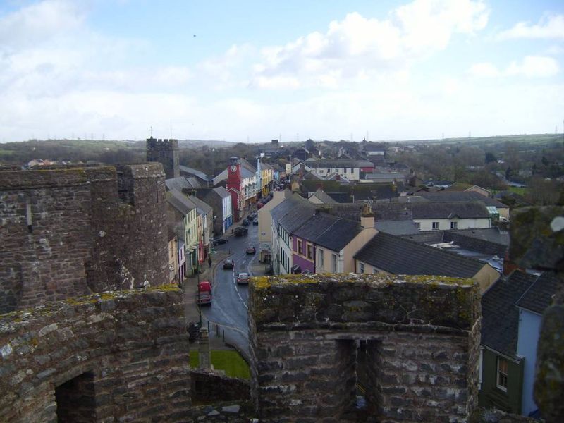 View from Pembroke Castle, Wales