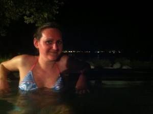 Amy in the Polynesian Spa