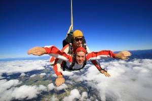 Andrew Skydiving Over Abel Tasman, New Zealand