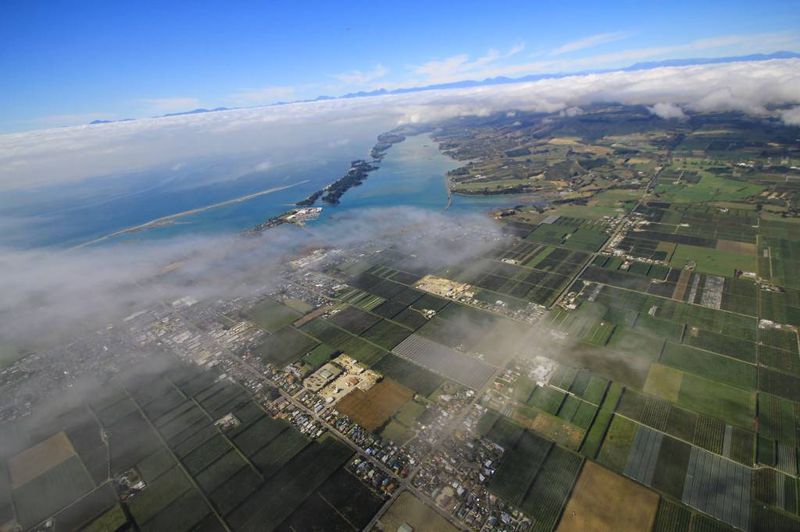 Skydiving over Abel Tasman, New Zealand