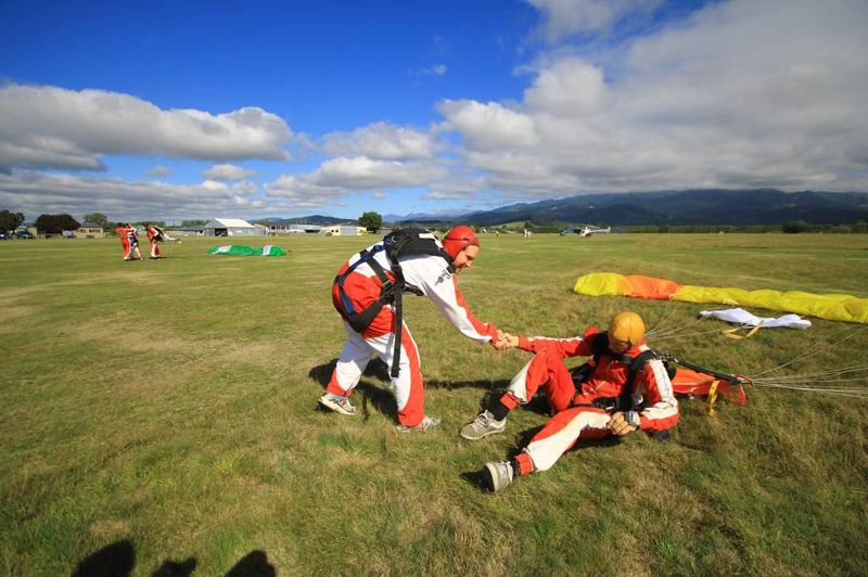 Andrew After his Skydive 