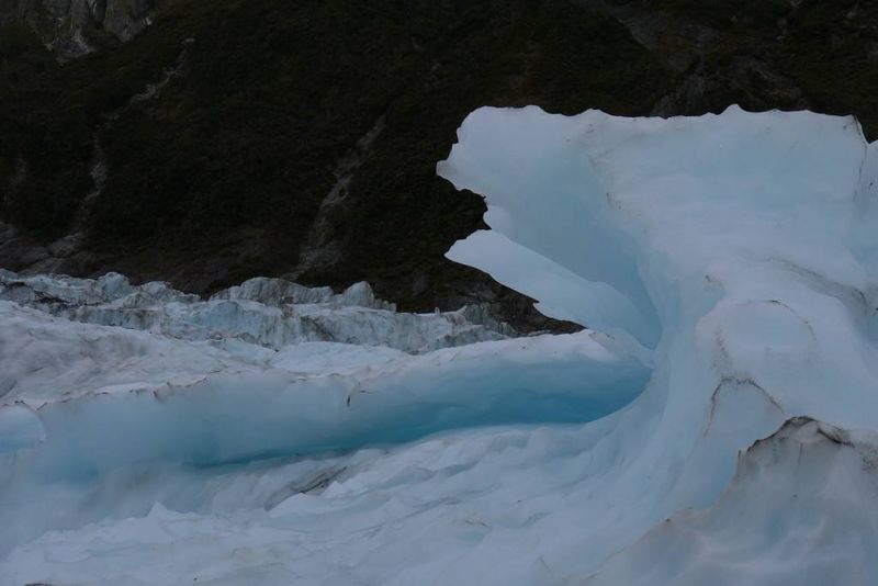 An Ice Wave on Fox Glacier, New Zealand