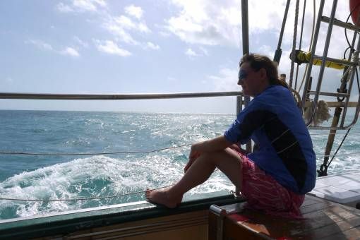 Amy Sailing the Whitsundays, Australia