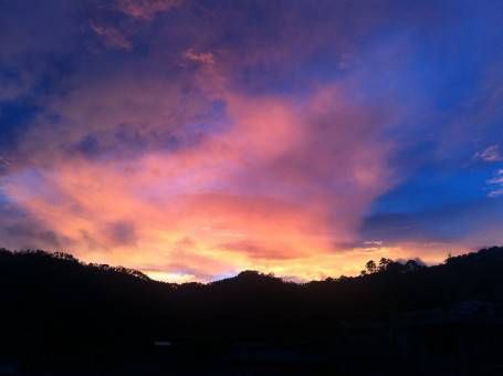 Sunset in Sagada, the Philippines