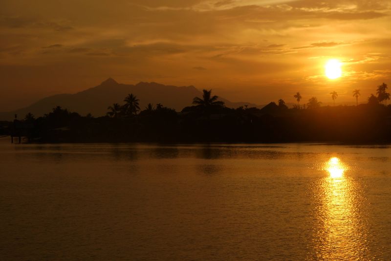 Sunset in Malaysian Borneo