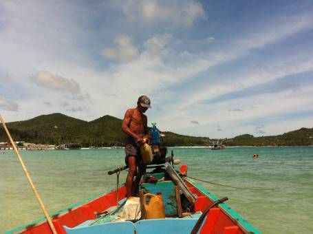 Boat to Bottle Beach, Koh Phangan