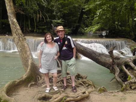 My Parents at Erawan National Park