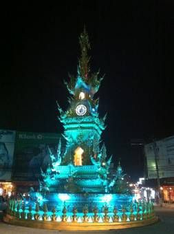 Clock Tower in Chiang Rai, Thailand