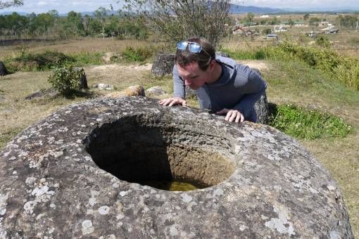Andrew at the Plain of Jars