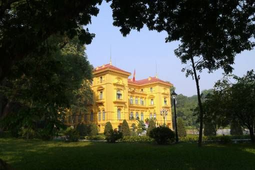 The Presedential Palace in Hanoi