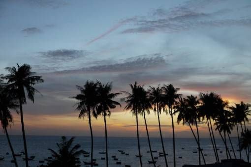 Sunset over Mui Ne Beach