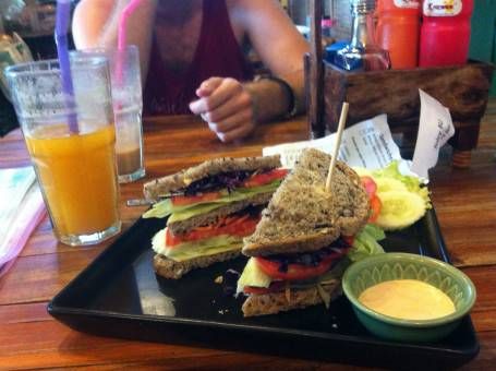 Sandwich at Juicy for You Cafe in Chiang Mai