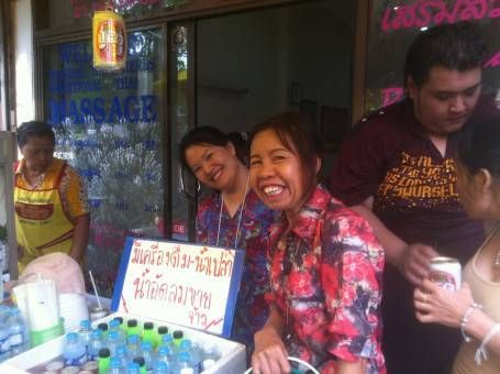 Thai Women Celebrating Songkran 2014 in Chiang Mai