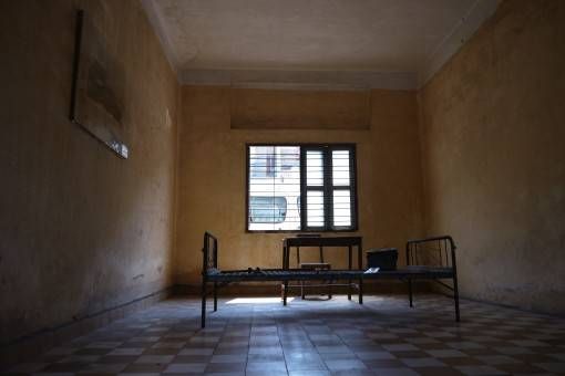 A Room in S21 Prison, Cambodia