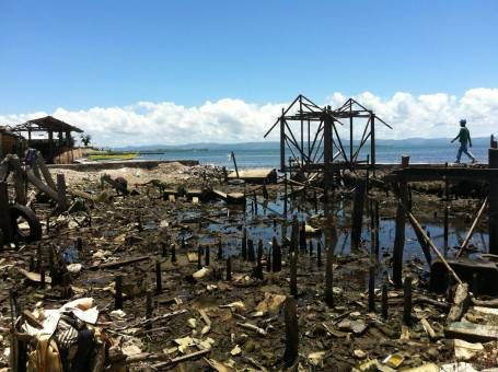 Ruined Homes in Tacloban, The Philippines