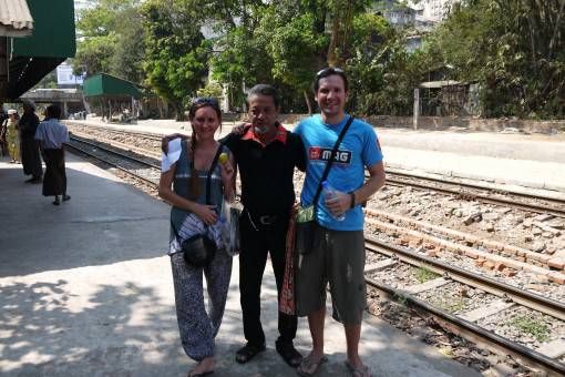 Us With Htun in Yangon, Burma