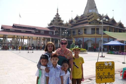 Me with Kids in Burma