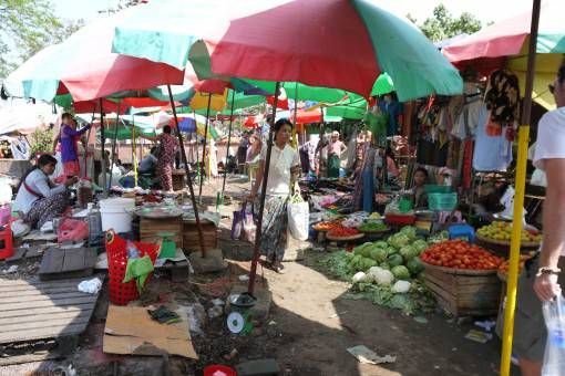Market in Yangon, Burma