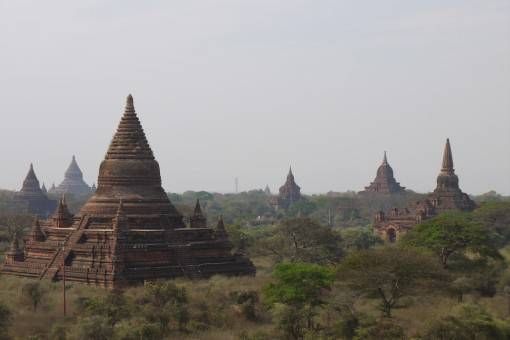 Pagodas in Bagan, Burma