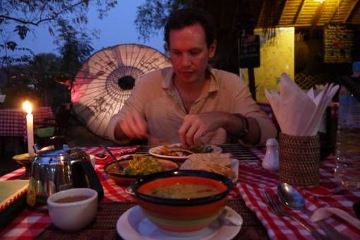 Dinner at Be Kind to Animals in Bagan
