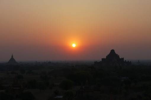 Sunrise in Bagan, Burma