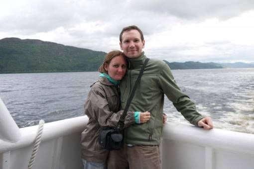 Us on a Boat Trip on Loch Ness