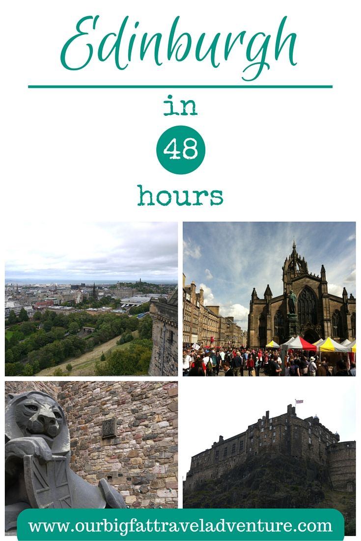 Edinburgh in 48 hours, Pinterest