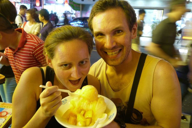Mango Shaved Ice in Taipei