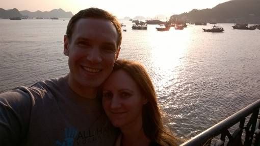 Us and the Sunset on Cat Ba Island