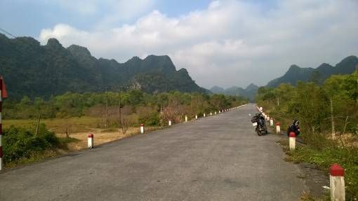 Road on Cat Ba Island, Vietnam