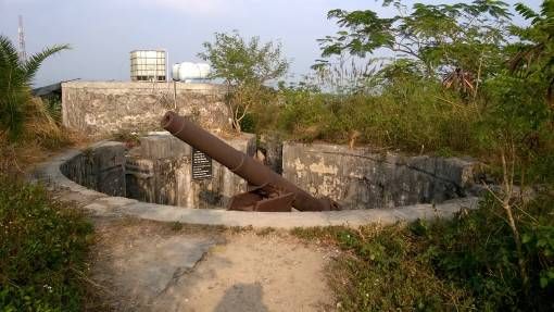 Cannon at the French Fort on Cat Ba Island