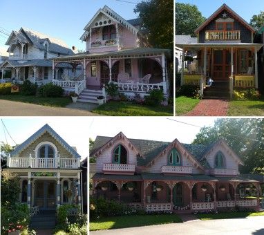 Oak Bluffs Gingerbread Houses on Martha's Vineyard